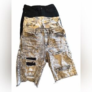 Rue 21 Supreme Flex 2 Jean Shorts Bundle Men’s Size 32.